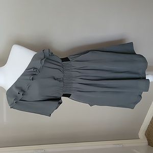 Sage Green One Shoulder Dress